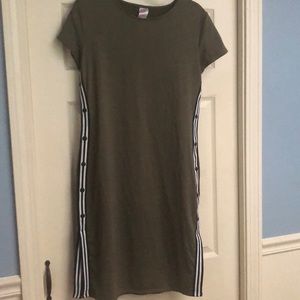 SHEIN Army Green Tshirt Dress